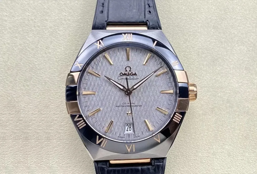 SBF Omega Constellation 131.23.41.21.06.001 VS Factory 1:1 Best Edition Replica Watch Leather Strap